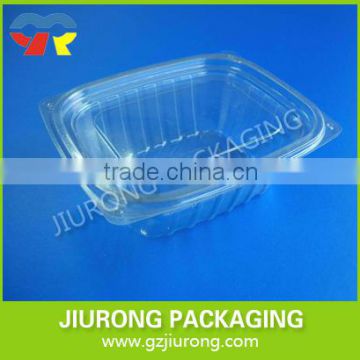 disposable plastic food grade transparent salad plastic food container