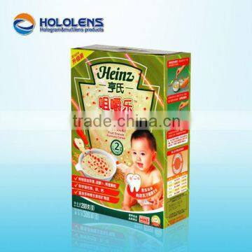 Hologram Customised Paper Packaging Box