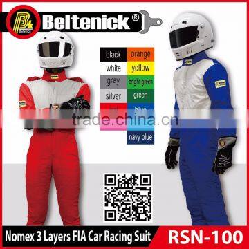 Beltenick Nomex 3 Layers FIA Car Racing Suit RSN-100