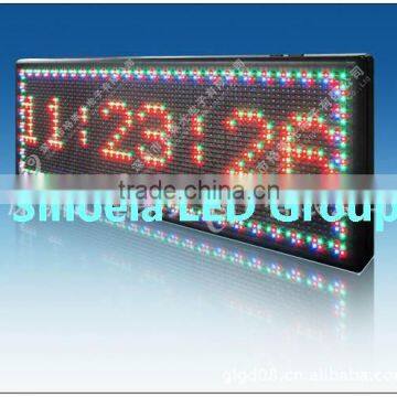 Semi-outdoor led message display board, RGY tricolor 1-3 lines and remote control