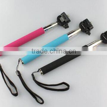 2015 hot selfie stick mono pod for mobile phone with phone holder