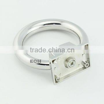 Chrome Finish Modern Circular Zinc Alloy Door Knocker photo-5