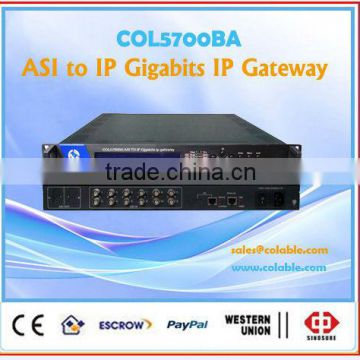 tv and radio station equipment for sale,Gateway,TS transfer, IP gateway, dvb IP Gateway COL5700BA