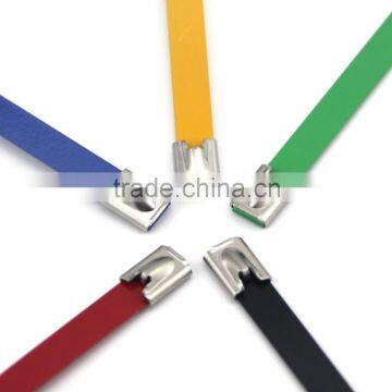 Color Coated Stainless Steel Cable Ties