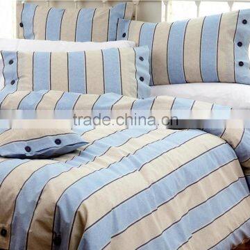 Fashion Bedding / Linen Stripe Collection/ Blue