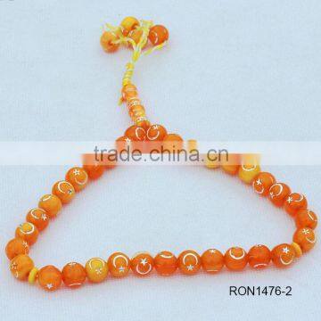 Promotional 33pcs Red Resin Muslim Cheap Arab Prayer Beads photo-6