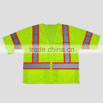 2016 Hot Selling hi Visibility EN20417 & ANSI/ISEA 107-2010 Mesh Safety Vest photo-2