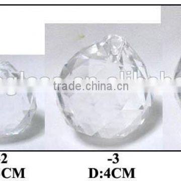 (05-5592)diamond shape glass decoration crystal craft