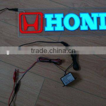 DC12V 400mmX100mm EL car sticker,equalizer el car sticker,el flashing car sticker