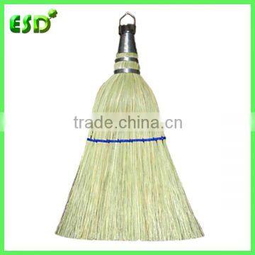 ESD Corn Straw Hand Whisk Broom With Metal Ring Cap                        
                                                Quality Choice