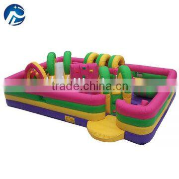 2014 new design cheap inflatable obstacle/ air obstacle