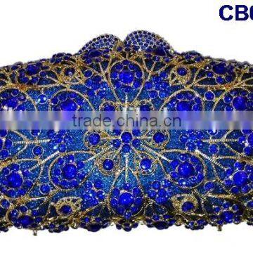 CB0135-(43-48) colorful flower pattern Africa purse handbags clutch crystal evening clutch rhinstone Party purse handbags