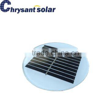 Round Solar Panel Monocrystalline Cell Diameter110*4.5mm for Garden Light photo-3