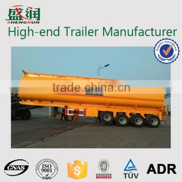 Shengrun factory hot-selling3 axle 40CBM Fuel Tanker / Oil Diesel Transport Truck Semi Tank Trailer For Sale