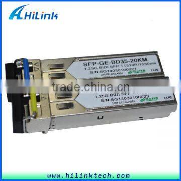 Fiber Channel Wtih DDM 1.25G 20km SFP WDM 1310/1550