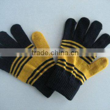 Children's 10G acrylic fibers winter warm gloves