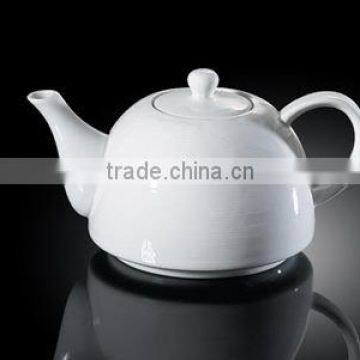 white color good quality porcelain coffee pot w.close line H5625