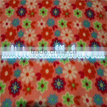 adorable small floral printed polar fleece