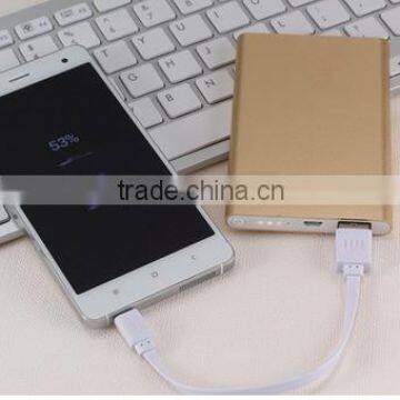 OEM Service Aluminum Material Ultra Thin Power Banks 5000mAh For New Year Gift photo-5