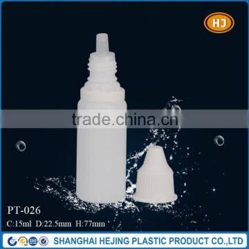 15ml pe dropper bottle with child proof cap