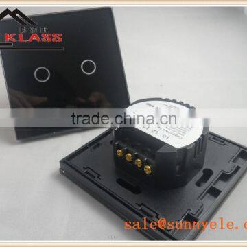 EU AND UK Single Live Line Smart Touch Sensor Switch CE AND ICE for Apartment and Hotel photo-2