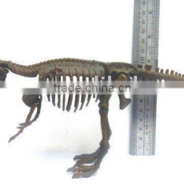 Plastic framework model of dinosaur