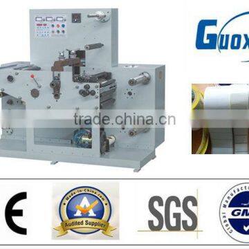 QT-320 blank label rotary die cutting machine and rewinding machine