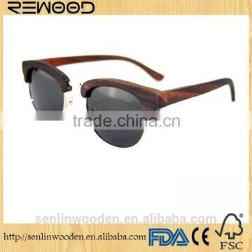 2016 Most Popular Four Colors Multicolor Skateboard Wood Sunglasses