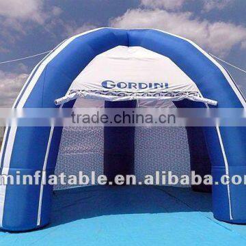 Inflatable advertising stand tent