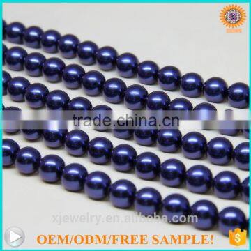 wholesale loose natural shell pearl strand