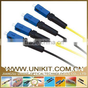 fiber optic SC/UPC field assembly fast connector