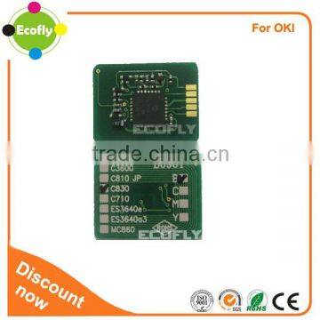 2015 low price good-selling toner chip for OKI C830 copier machine resetter