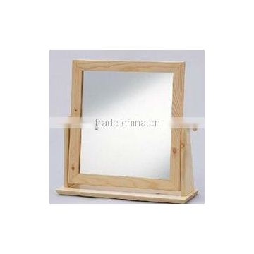 2013 fashion wooden swivel cosmetic mirror