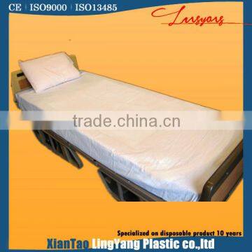 White Disposable Nonwoven Bed Sheet For Hospital