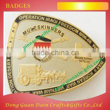 Badges with customized logo with designs