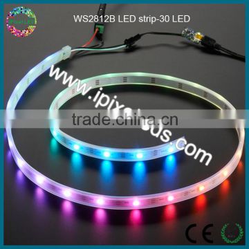 ws2812b flexible water-proof LED strip 30 leds /m addressable