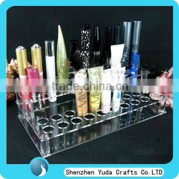 acrylic cosmetic display lipstick stand holder mac cosmetic display