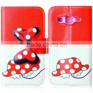 Mobile Phone Leather Case for Samsung G360 High Quality pu Case