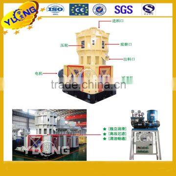 Vertical Ring Die Biomass Pellet Machine , Colorful New 90kw Sawdust Pellet Making Machine