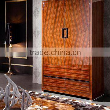 Chinese antique reproduction solid wood wedding wardrobe cabinet