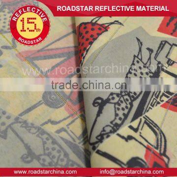 reflective fabric print pattern fashionable fabric