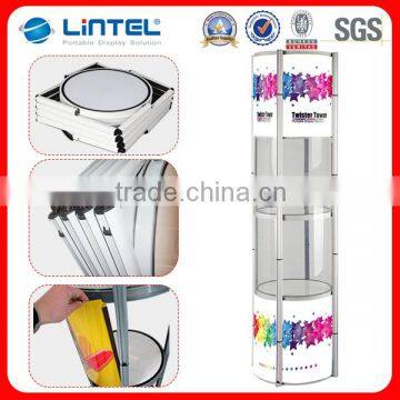 acrylic rotating cylinder display racks