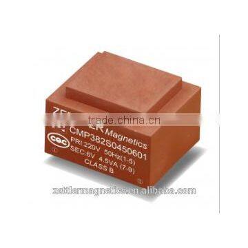 EI38(3.2-4.5VA) SEALED TRANSFORMER CMP SERIES WITH PTC