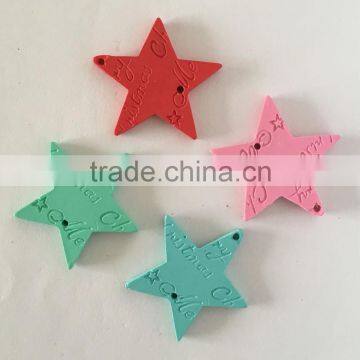 Polyresin star christmas decoration DIY material xmas gifts for home decoration or party