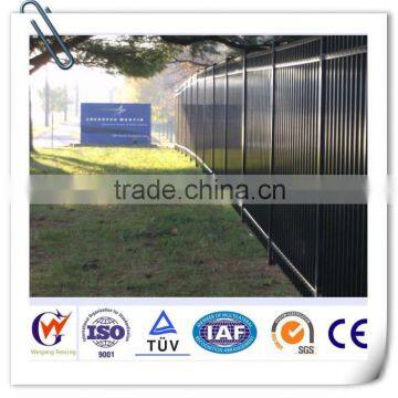 Powder coated wrought iron fence prefabricated factory direct!