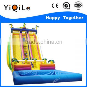 Fashionable inflatable water slides for children garden