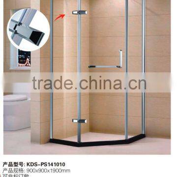 New arrival stainless steel Modern simple shower screens kades -PS141010 high quality shower room