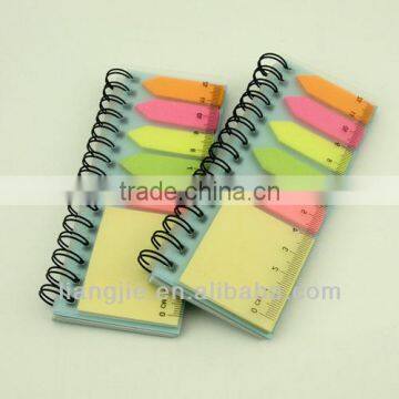 SPIRAL ECO FRIENDLY MEMO PAD & STICKY NOTE PAD WITH STRIPS