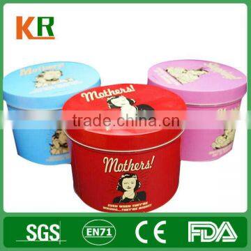 Direct Factory Customized Round Pizza Tin Box