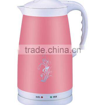 1.8L plastic automatic measure temperature electric kettle